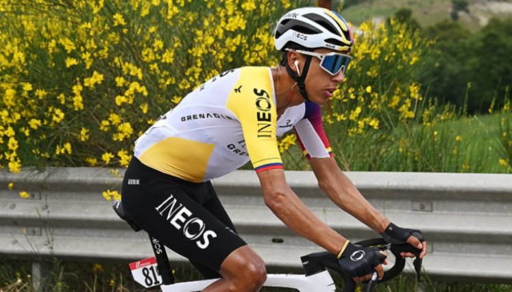 Egan Bernal ha tenido un buen comienzo en la corsa rosa.
