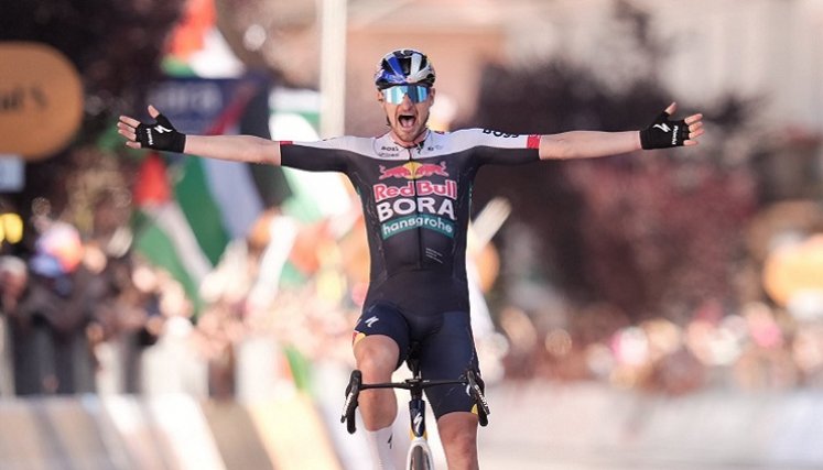 Nico Denz (Alpecin), se impuso en la etapa de este jueves.