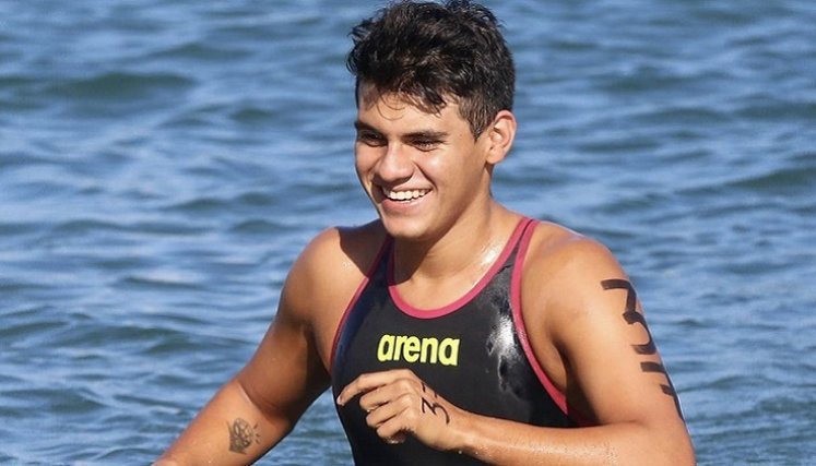 Freddy Arévalo nadador cucuteño.