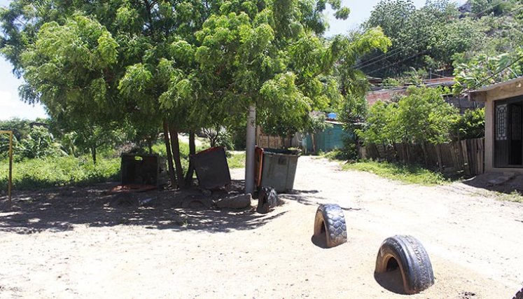 El hecho ocurrió al lado de la cancha de tierra de Colinas del Tunal. / Foto: Stefany Peñaloza. 