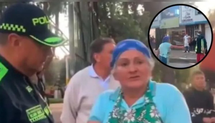 Enfrentó a encapuchados. 