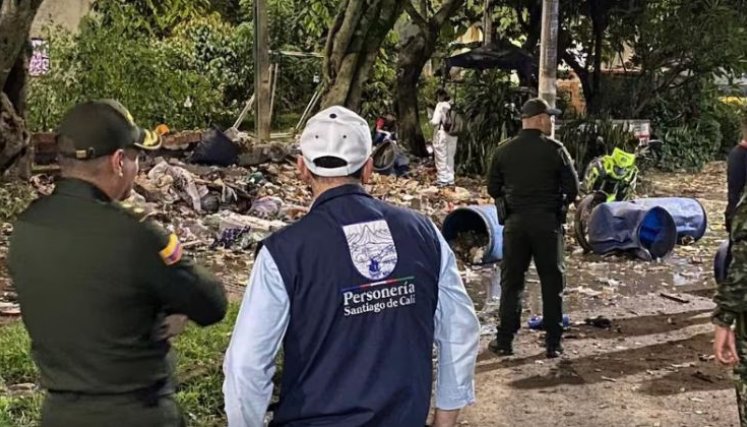 Explosión en Cali.