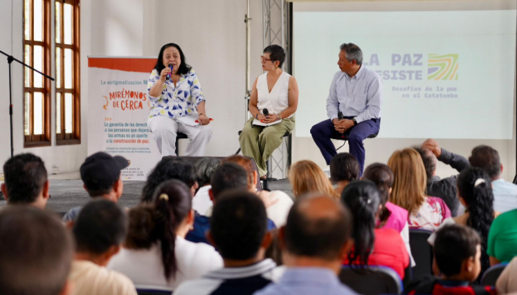 Panel en el foro Resiste la paz.