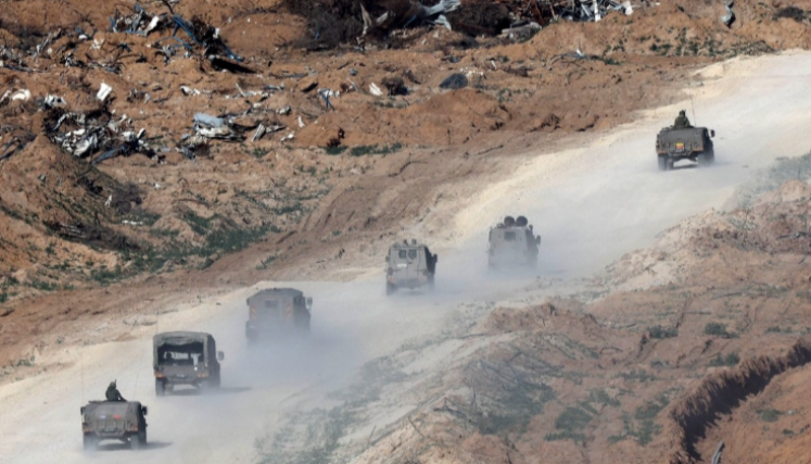 Ejército de Israel en Franja de Gaza. 