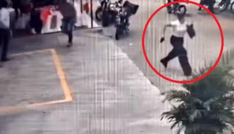 La Diabla logró escapar