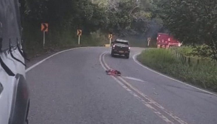 Muerte accidente en El Zulia. 