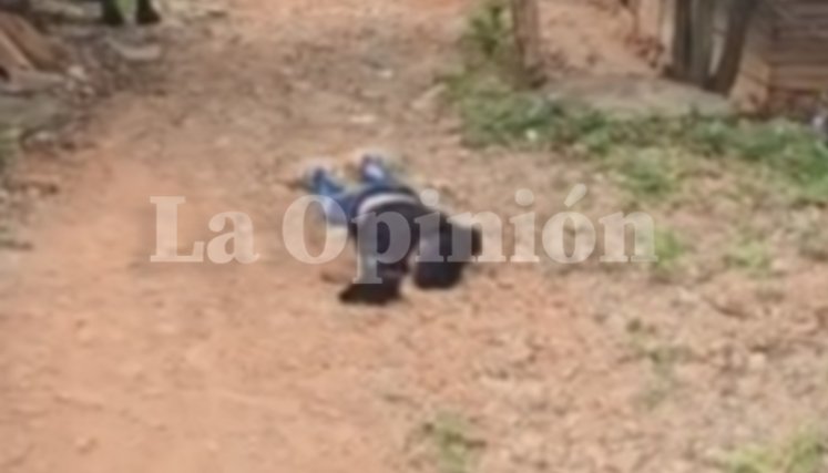 Muerto en San Gerardo. 