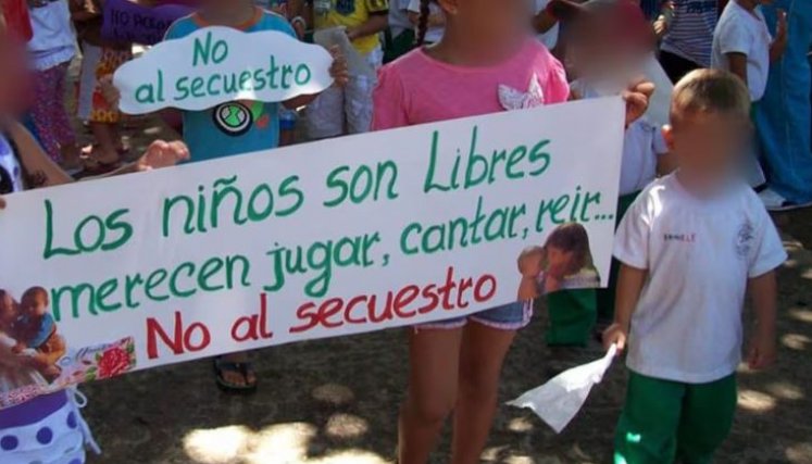Niño secuestrado.