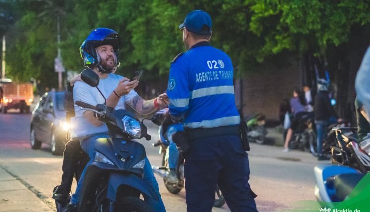 En Ocaña inician puestos de control para sancionar a los conductores indisciplinados.
