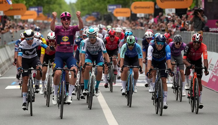 Mads Pedersen, Giro de Italia 2025. 