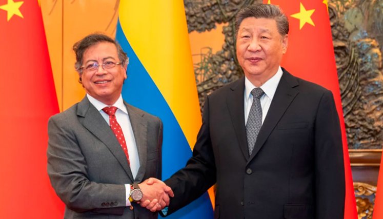 Petro y Xi Jinping