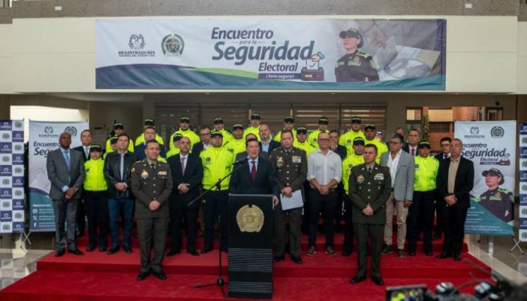 La Registraduría y la Policía continúan trabajando en los preparativos de las elecciones del 2026.