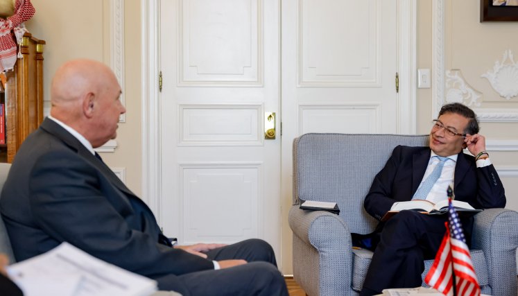 La reunión sorpresa entre Petro, Sarabia y  John Mcnamara
