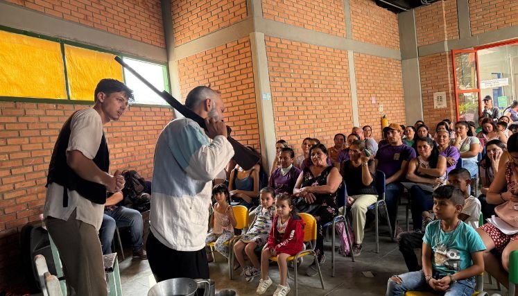 El teatro como estrategia para sensibilizar a los jóvenes de la región.