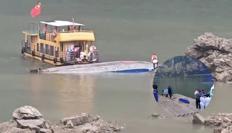 Naufrago de dos barcos comerciales