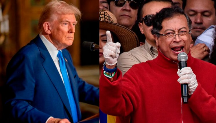 Donald Trump y Petro