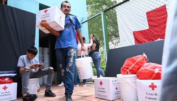 Llegaron ayudas para las familias desplazadas del Catatumbo: /Foto cortesía