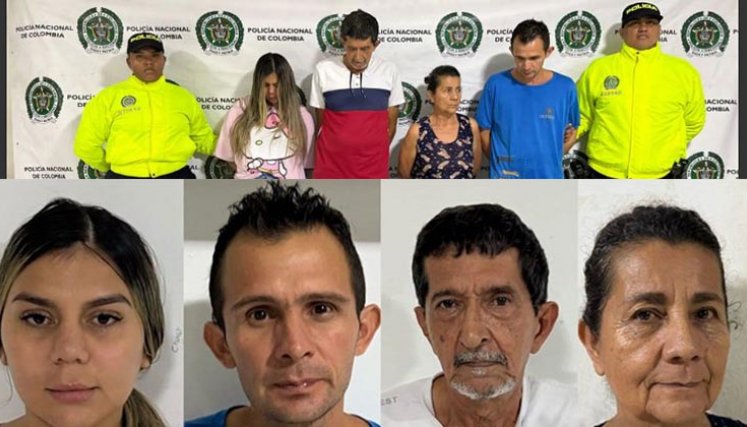 Un juez dictó medida de aseguramiento en la cárcel a Hugo Miguel Hazbún Reyes, Juan Carlos Domínguez Medina, Laura Vanesa Escamilla García y Ruth Marleny Medina Díaz. / Foto: Cortesía.