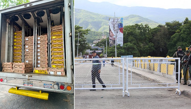 Cierre de la frontera. / Foto Carlos Ramírez-La Opinión 