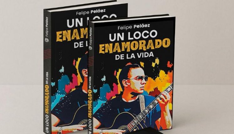El cantante Felipe Pelaez lanza su primer libro autobiográfico. 