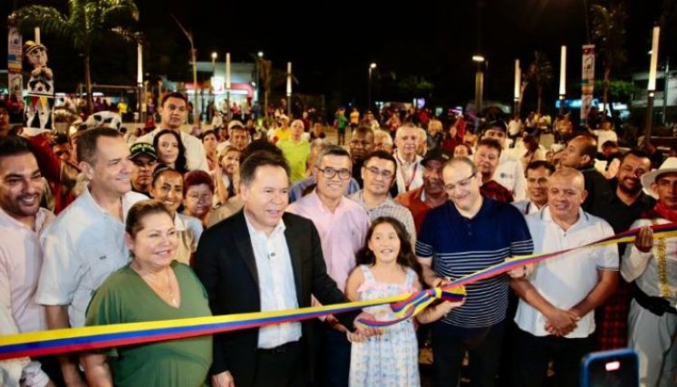 Gobernador William Villamizar entrega aquí de manera oficial el parque a Belén/Foto cortesía