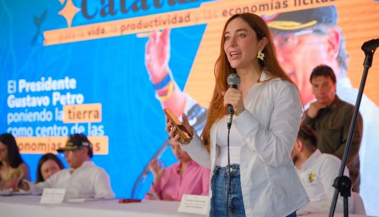 Gloria Miranda, directora del programa de sustitución de cultivos ilícitos/Foto Presidencia de la República Gloria Miranda, directora del programa de sustitución de cultivos ilícitos/Foto Presidencia de la República