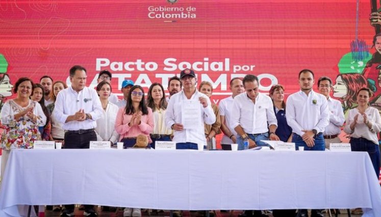 Presidente Petro y varios de sus ministros estarán presentes hoy en Tibú/Foto cortesía