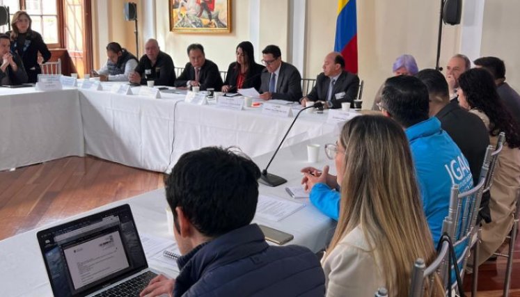 Audiencia pública para dirimir el conflicto en la Comisión de Ordenamiento Territorial del Senado/Foto cortesía