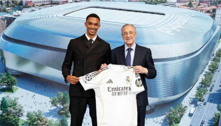 El inglés inglés Trent Alexander-Arnold  es oficialmente jugador del Real Madrid.