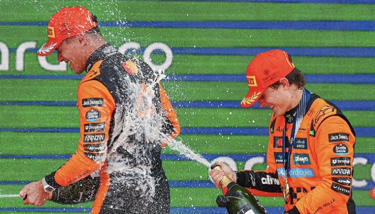 Oscar Piastri octuvo su quinta victoria en la F1.