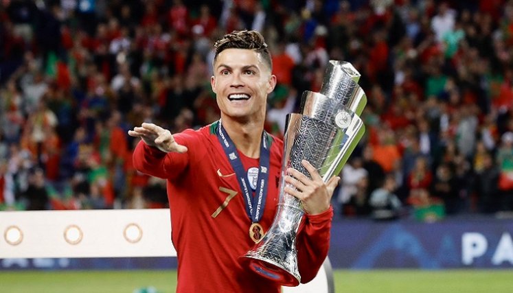 Cristiano Ronaldo gran figura de Portugal.