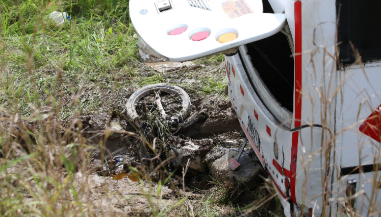 Accidente de tránsito.
