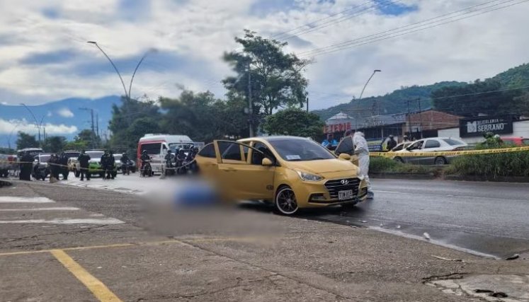 Balacera en Girón. 