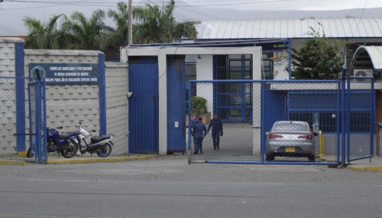 Fachada de la cárcel de Cúcuta.