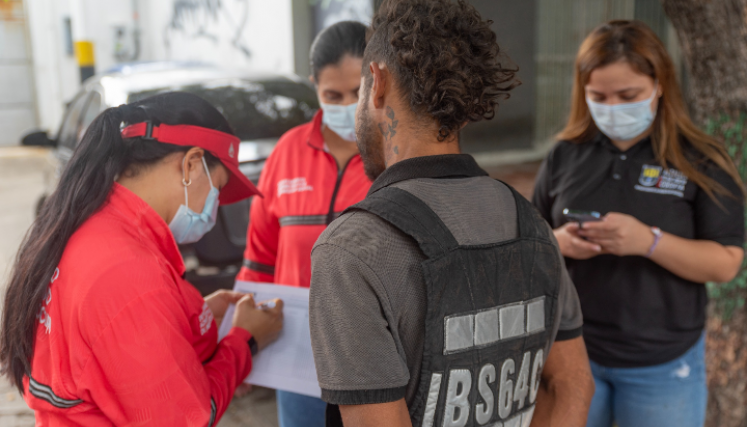 Censo a habitantes de calle.
