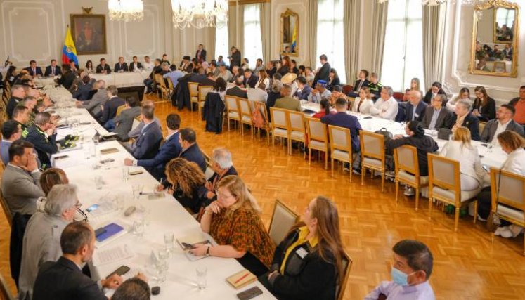 El lunes sesionó la Comisión de Seguimiento Electoral, ante lo sucedido con el precandidato Miguel Uribe./Foto cortesía