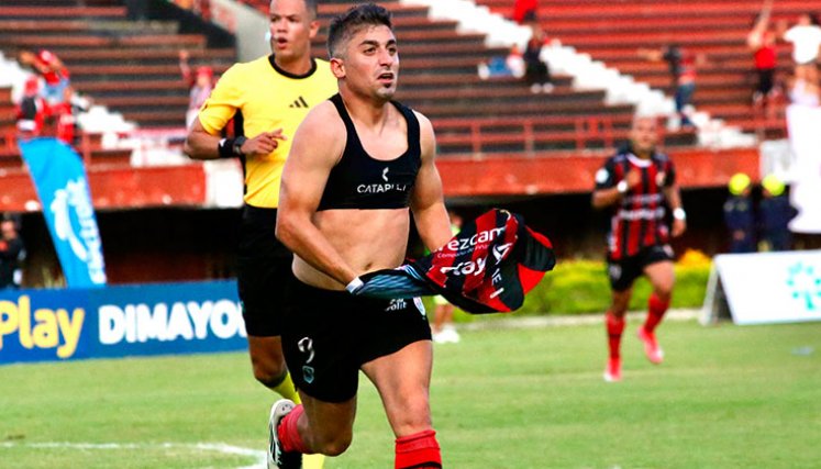 Matías Pisano, Cúcuta Deportivo vs. Real Cundinamarca 2025. 