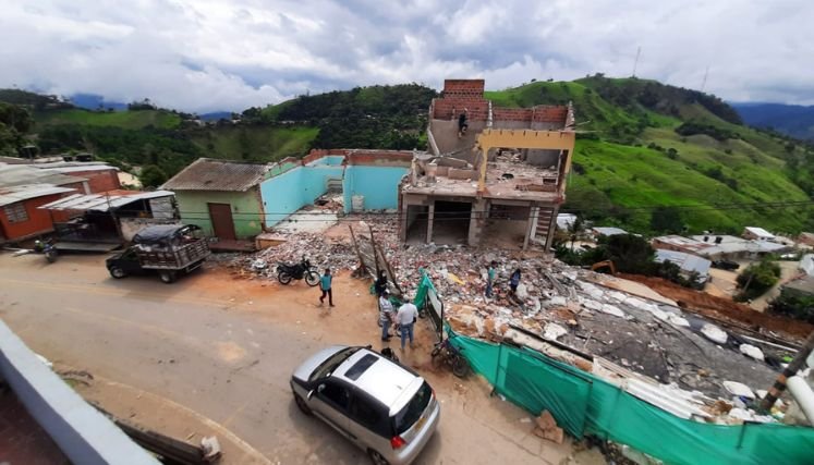 En julio se cumplen 4 años de la falla geológica que derrumbó 11 viviendas y los afectados siguen a la deriva. /Foto: Cortesía