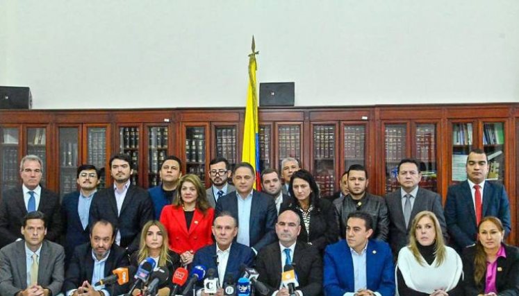 Partidos de oposición de independientes no reconocen al presidente Gustavo Petro./Foto cortesía