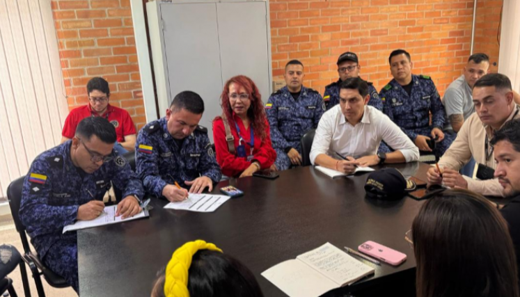 Reunión entre Alcaldía y el Inpec. 