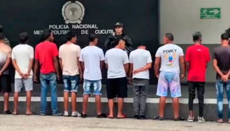 Capturan a integrantes del Tren de Aragua en Villa del Rosario