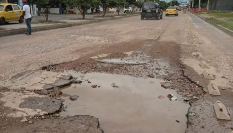 La movilidad está restringida por la avenida segunda de Tasajero/Foto cortesía