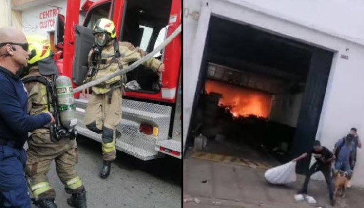 INCENDIO EN BUCARAMANGA. 