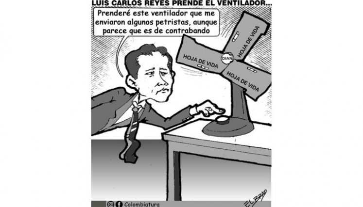 Luis Carlos Reyes prende el ventilador 