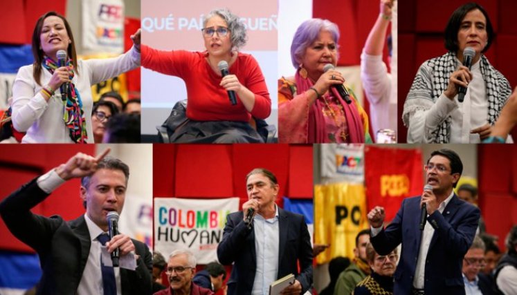 Precandidatos presidenciales del Pacto Histórico