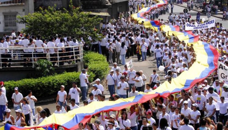 Colombia reclama un nuevo grito de independencia, esta vez, contra la polarización./Foto archivo