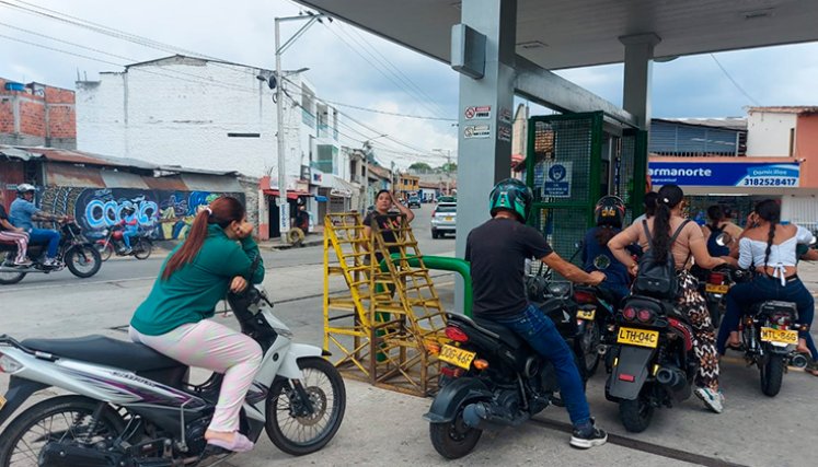 Venta de combustible./ Foto: Archivo