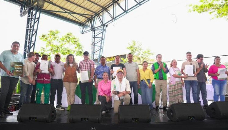 Actividad de la ANT en Sardinata, el cual benefició a mas de 401 familias.