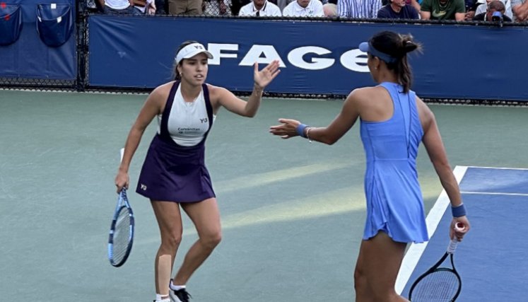 Camila Osorio y la China Yue Yuan se destacan en dobles del Us Open 2025.