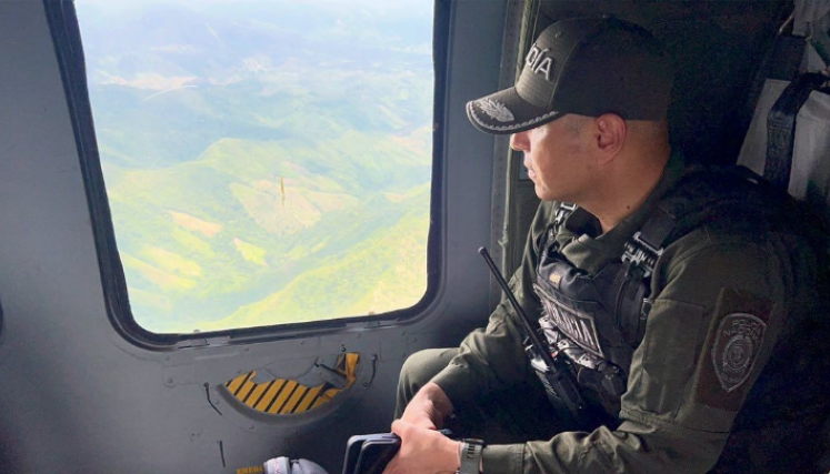 Sobrevuelo en el Catatumbo.